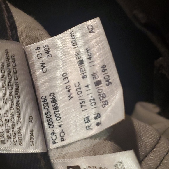 Men's Levi 505 40x30 black jeans - Picture 2 of 5